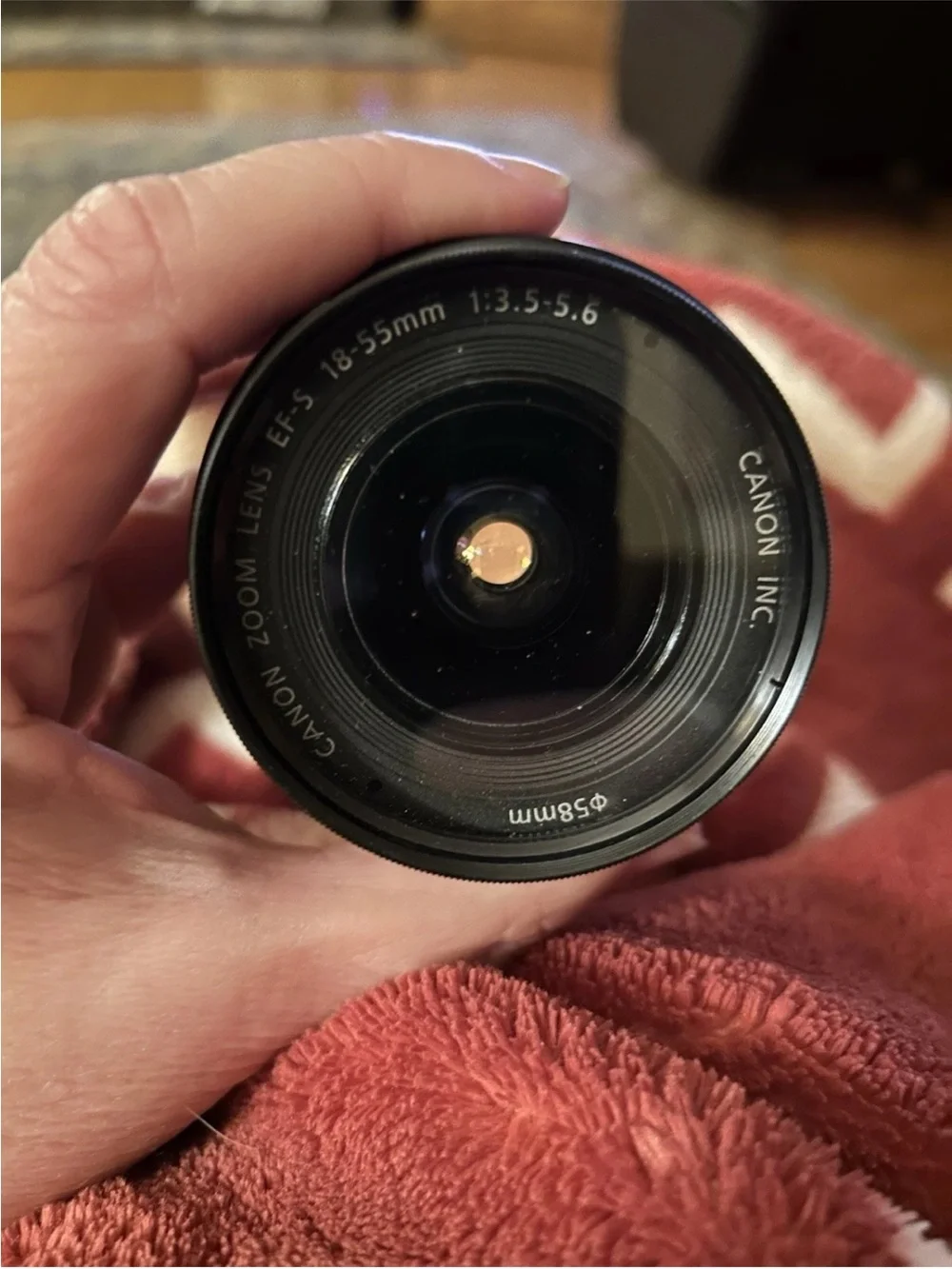 Canon 18-55mm Black Standard Zoom Lens (Black, Silver Accents)
